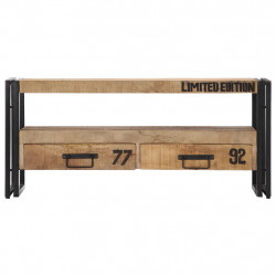 Szafka pod TV, 100x30x45 cm, lite drewno mango
