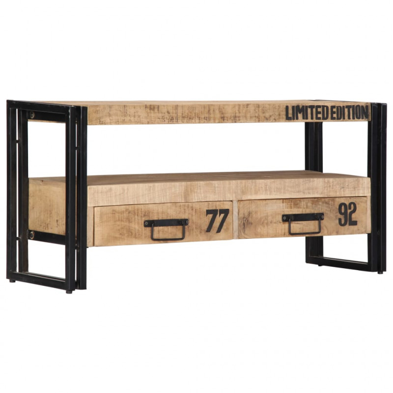 Szafka pod TV, 100x30x45 cm, lite drewno mango