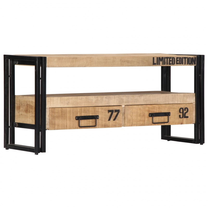 Szafka pod TV, 100x30x45 cm, lite drewno mango