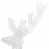 Świąteczny renifer, akryl, 250 LED, 180 cm, niebieski