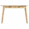 Stolik konsolowy, 115x40x75 cm, lite surowe drewno mango