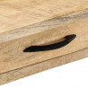 Stolik konsolowy, 115x40x75 cm, lite surowe drewno mango