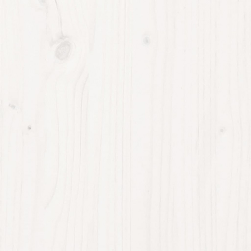 Szafka, biała, 111x34x60 cm, lite drewno sosnowe