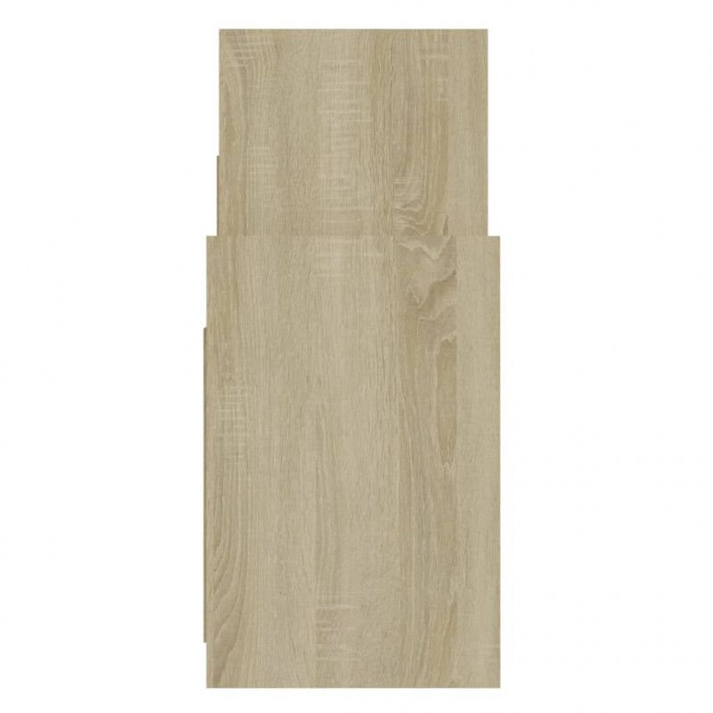 Szafka boczna, dąb sonoma, 60x26x60 cm, materiał drewnopochodny