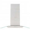 Okap kuchenny LED, wyspowy, stal nierdzewna, 90 cm, 756 m³/h