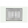 Okap kuchenny LED, wyspowy, stal nierdzewna, 90 cm, 756 m³/h