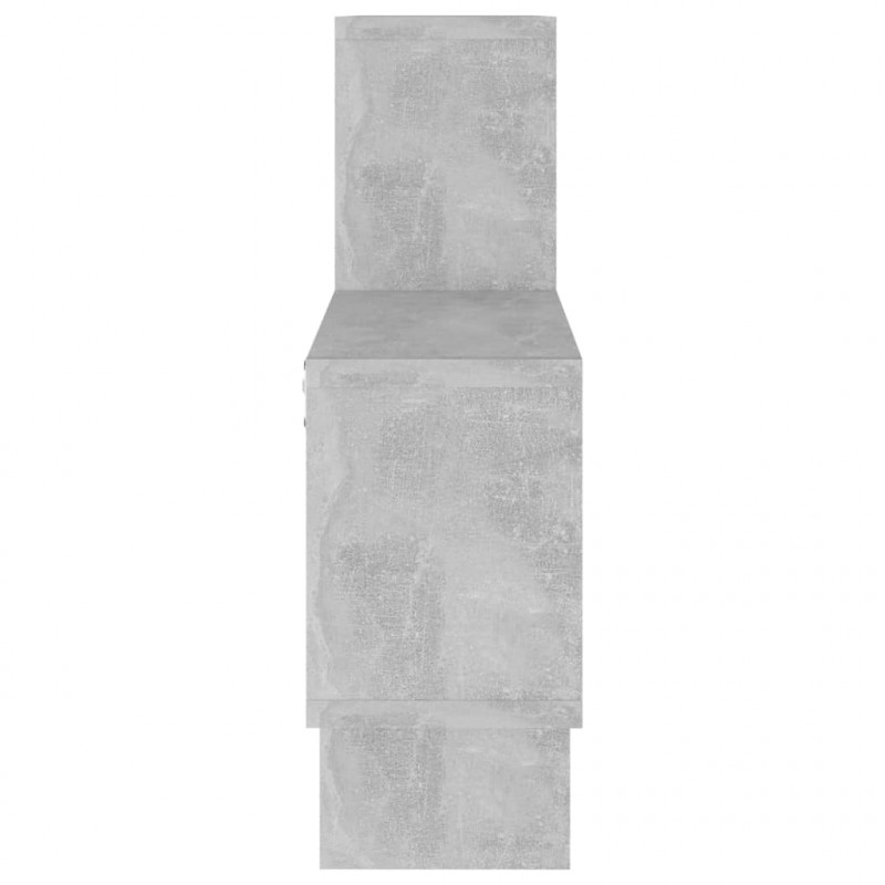 Półka ścienna samochód, szarość betonu, 82x15x51 cm