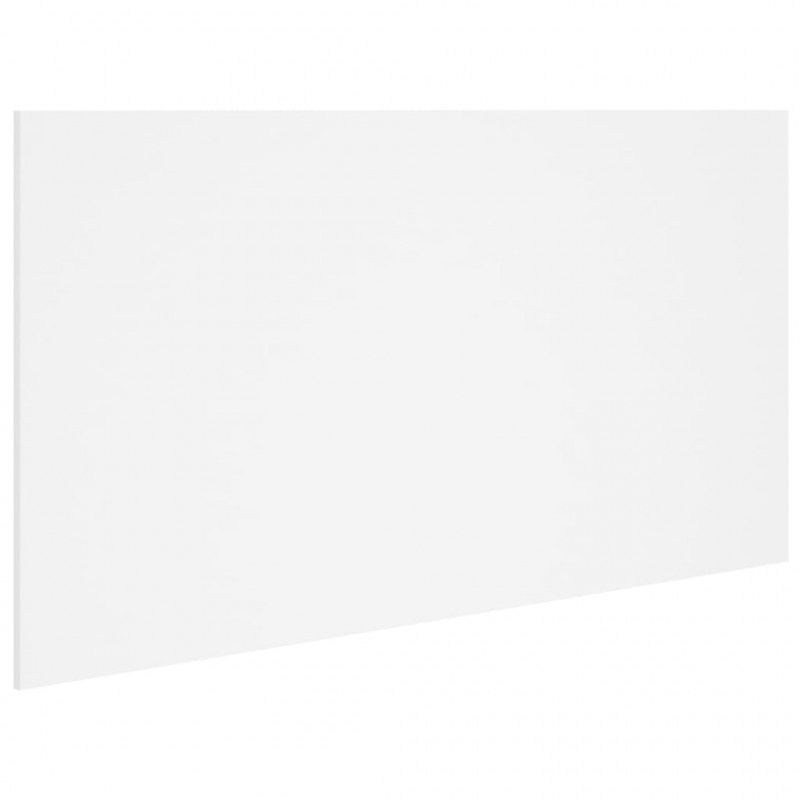 Wezgłowie łóżka, białe, 160x1,5x80 cm, materiał drewnopochodny
