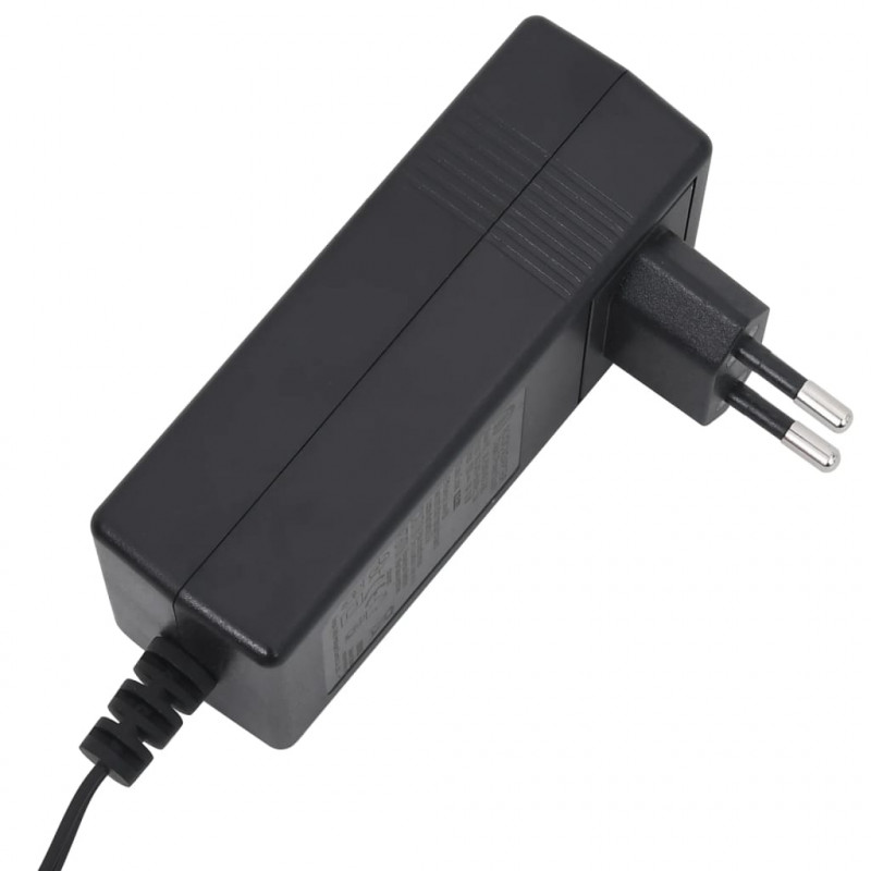 Elektryczny fotel masujący, brązowy, obity tkaniną