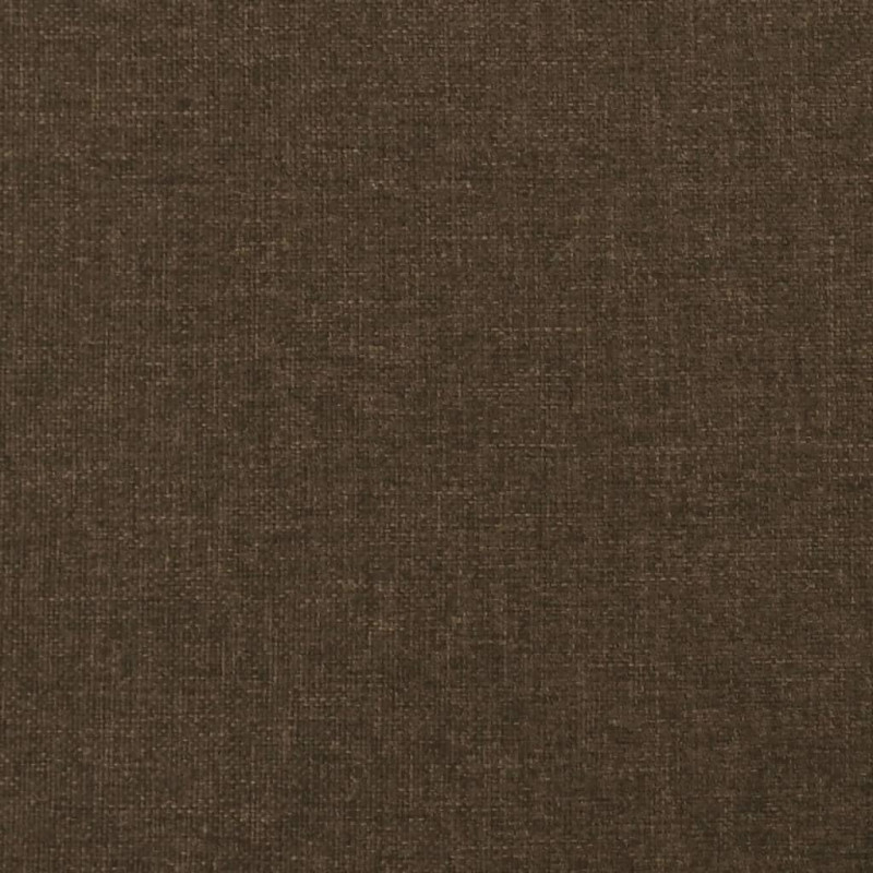 Zagłówek uszak, ciemnobrązowy, 93x23x118/128 cm, tkanina