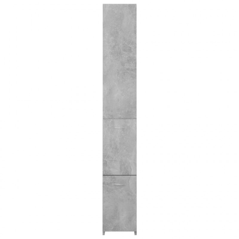 Szafka łazienkowa, szarość betonu, 25x26,5x170 cm