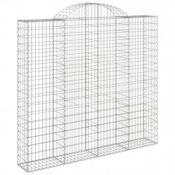 Kosze gabionowe, 20 szt, 200x50x180/200cm, galwanizowane żelazo