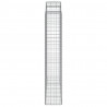 Kosze gabionowe, 15 szt, 200x50x220/240cm, galwanizowane żelazo