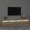 Szafka TV z oświetleniem LED, dąb sonoma, 240x35x40 cm