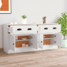 Szafki, 2 szt., białe, materiał drewnopochodny