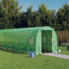 Szklarnia ze stalową ramą, zielona, 12 m², 6x2x2 m