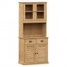 Kredens VIGO, 78x40x175 cm, lite drewno sosnowe