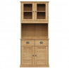 Kredens VIGO, 78x40x175 cm, lite drewno sosnowe
