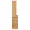 Kredens VIGO, 78x40x175 cm, lite drewno sosnowe