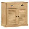Kredens VIGO, 78x40x175 cm, lite drewno sosnowe