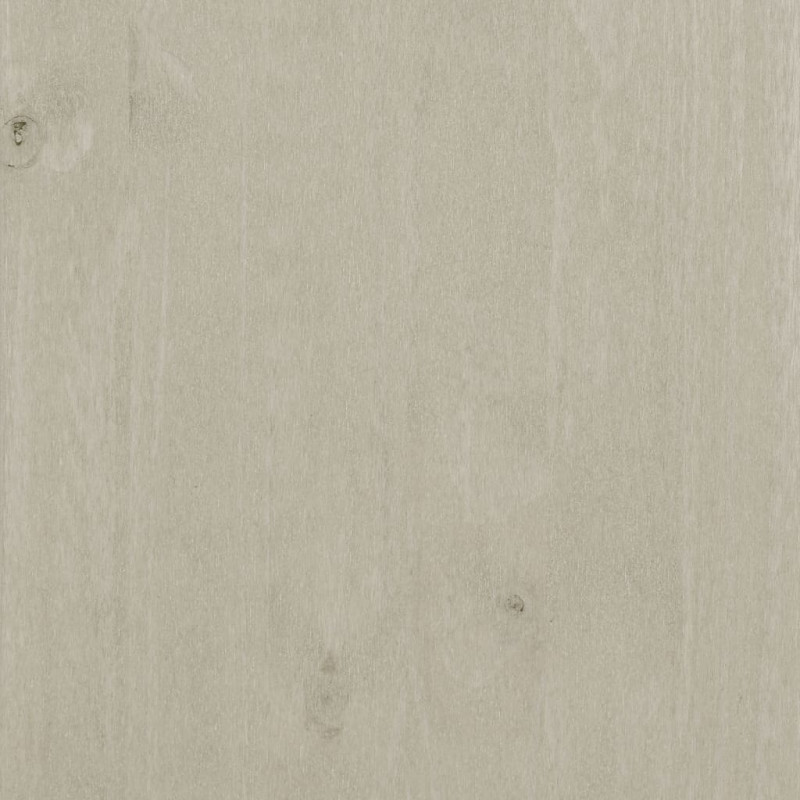 Komoda HAMAR, biała, 113x40x80 cm, lite drewno sosnowe