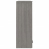 Nadstawka HAMAR, jasnoszara, 85x35x100 cm, lite drewno sosnowe