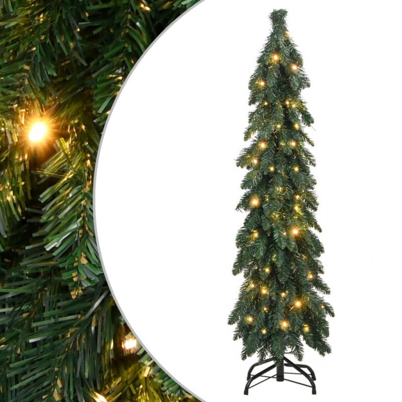 Sztuczna choinka z 80 lampkami LED, 150 cm