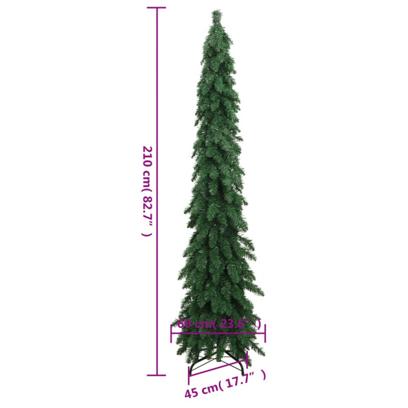Sztuczna choinka ze 130 lampkami LED, 210 cm