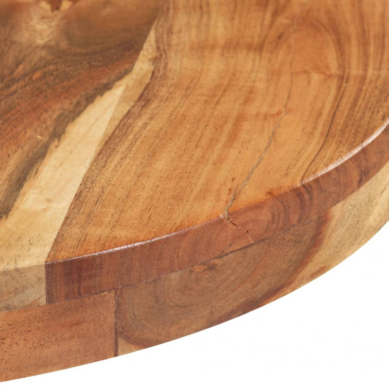 Stolik bistro, okrągły, Ø80x75 cm, lite drewno akacjowe
