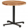 Stolik bistro, okrągły, Ø80x75 cm, lite drewno akacjowe