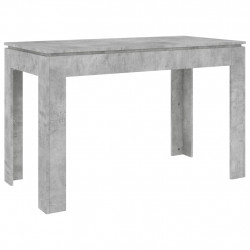 Stół jadalniany, betonowy szary, 120x60x76 cm