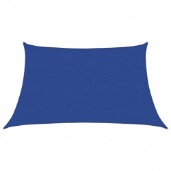 Żagiel przeciwsłoneczny, 160 g/m², niebieski, 3/4x2 m, HDPE
