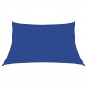 Żagiel przeciwsłoneczny, 160 g/m², niebieski, 3/4x2 m, HDPE