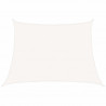 Żagiel przeciwsłoneczny, 160 g/m², biały, 4/5x3 m, HDPE