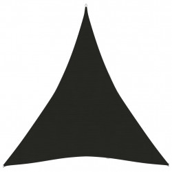 Żagiel przeciwsłoneczny, 160 g/m², czarny, 4x5x5 m, HDPE