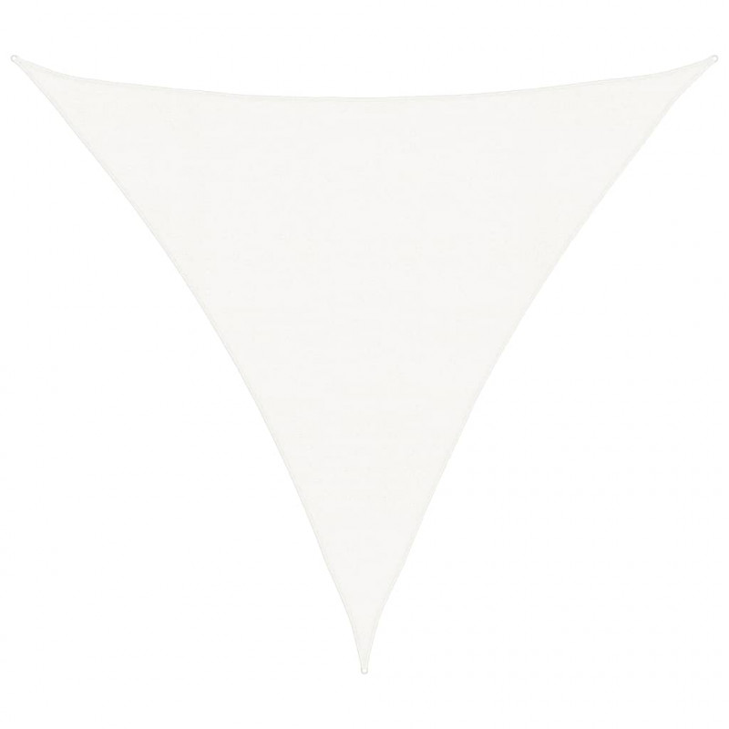 Żagiel przeciwsłoneczny, 160 g/m², biały, 4x4x4 m, HDPE