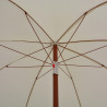 Parasol ogrodowy na stalowym słupku, 240 cm, piaskowy