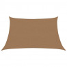Żagiel przeciwsłoneczny, 160 g/m², taupe, 3/4x2 m, HDPE