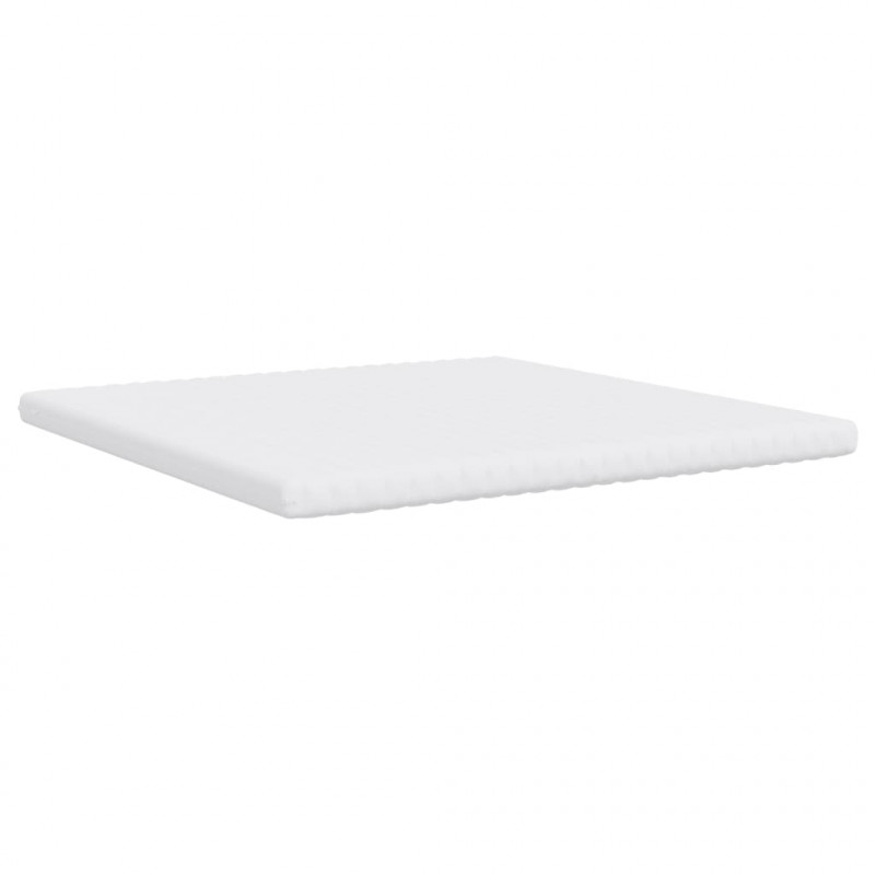 Materac piankowy, biały 200x200 cm, 7-strefowy, twardość 20 ILD