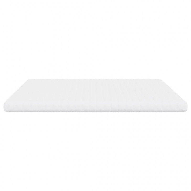 Materac piankowy, biały 200x200 cm, 7-strefowy, twardość 20 ILD