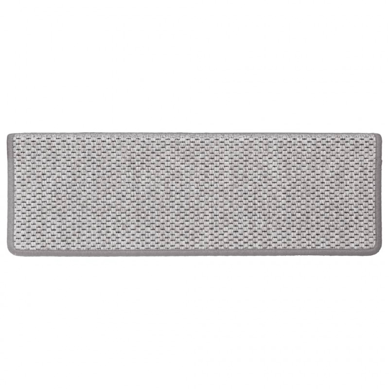Samoprzylepne nakładki na schody, 15 szt., 65x21x4 cm, beżowe