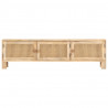 Szafka pod TV, 140x30x40 cm, drewno mango i naturalna trzcina