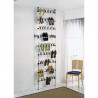 Stojak na buty z teleskopowymi drążkami, aluminiowy