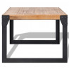 Stolik kawowy z drewna akacjowego 100x60x45 cm