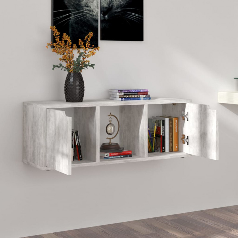 Szafka pod telewizor, wzór betonu, 88,5x27,5x30,5 cm