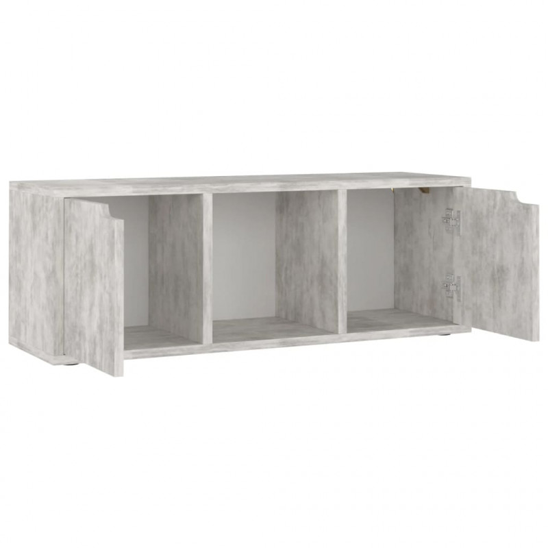 Szafka pod telewizor, wzór betonu, 88,5x27,5x30,5 cm