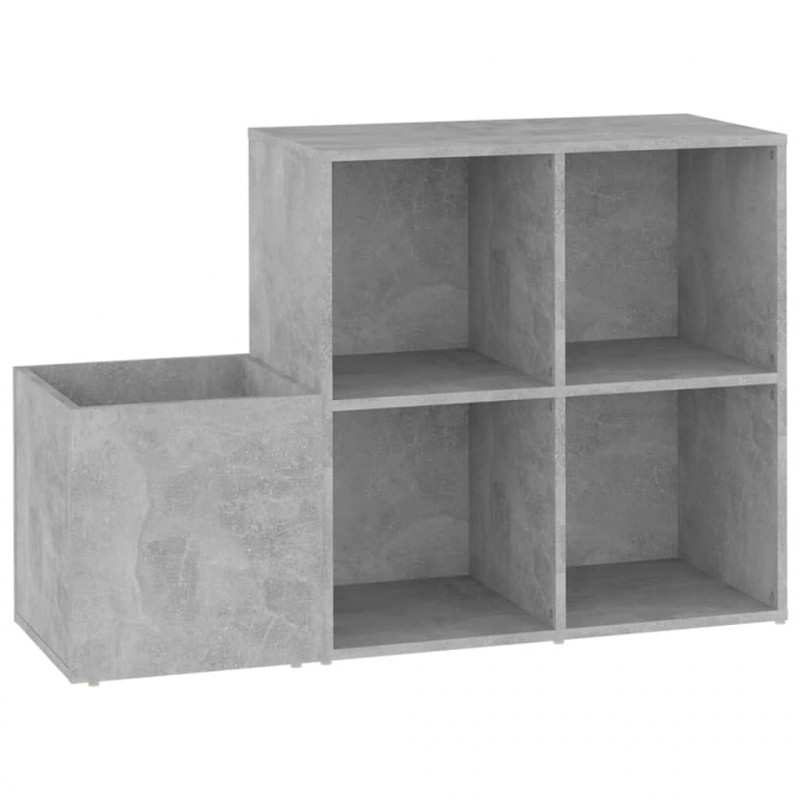 Szafka na buty, szarość betonu, 105x35,5x70 cm