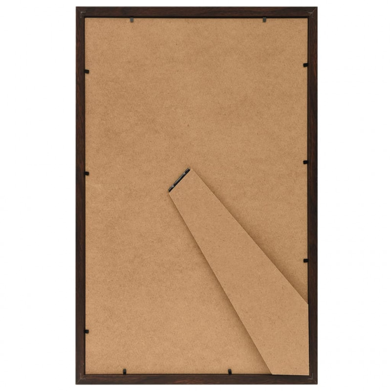 Ramki na zdjęcia, 3 szt., stojące, czarne, 13x18 cm, MDF