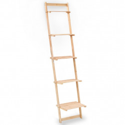 Regał drabina z drewna cedrowego, 41,5 x 30 x 176 cm