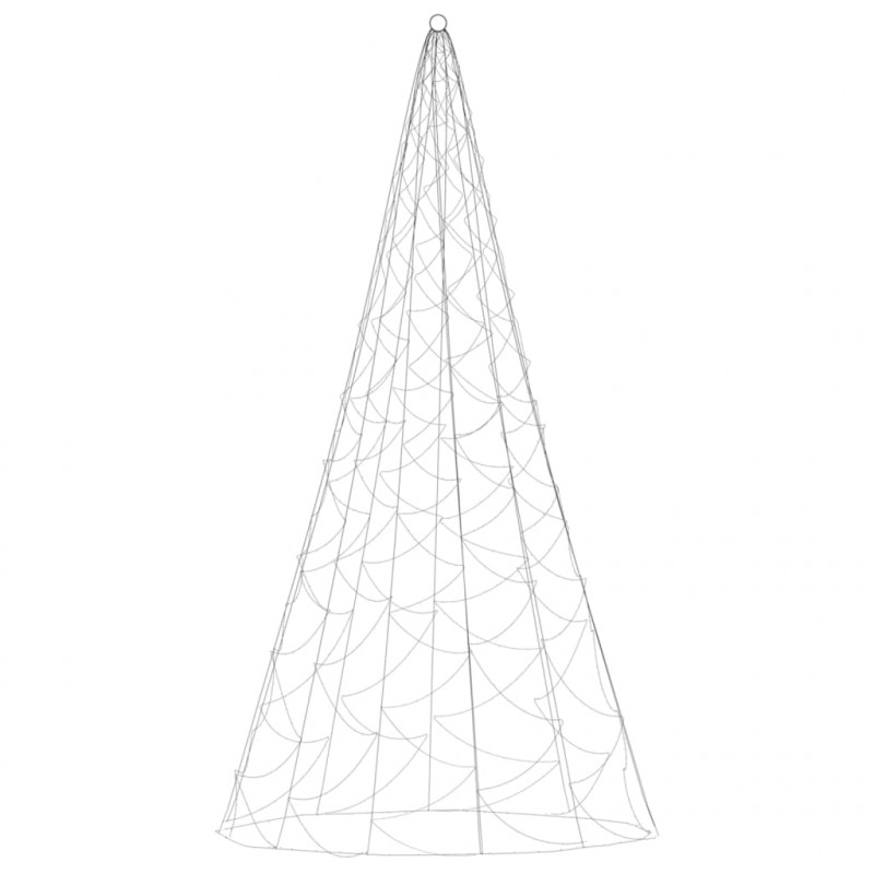 Choinka do montażu na maszcie, 500 ciepłych białych LED, 300 cm